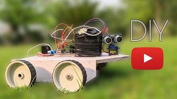 Obstacle Avoiding Robot with Rotatable Ultrasonic Sensor: (Diy) L298N | 2021