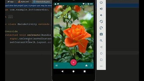 *Bottom App Bar In Android Studio  | **Advance Material Design** |
