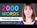 2000 Words Every Czech Beginner Must Know