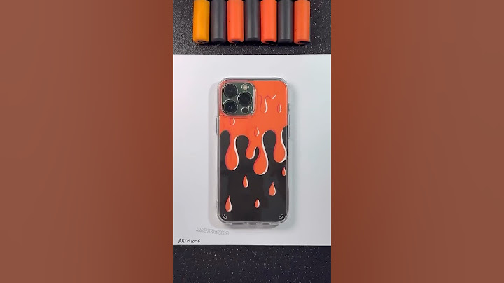 Let’s Create a Satisfying Phone Case with Drip Technique! 🎨✨🧡 #halloween