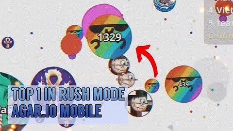 AGAR.IO MOBILE - TEAM WITH RANDOM PLAYERS IN RUSH MODE | SST PLAYz