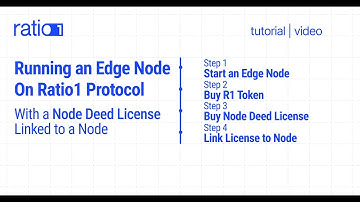 Ratio1 Tutorial: From Starting an Edge Node on Ratio1 to Linking a Node Deed License