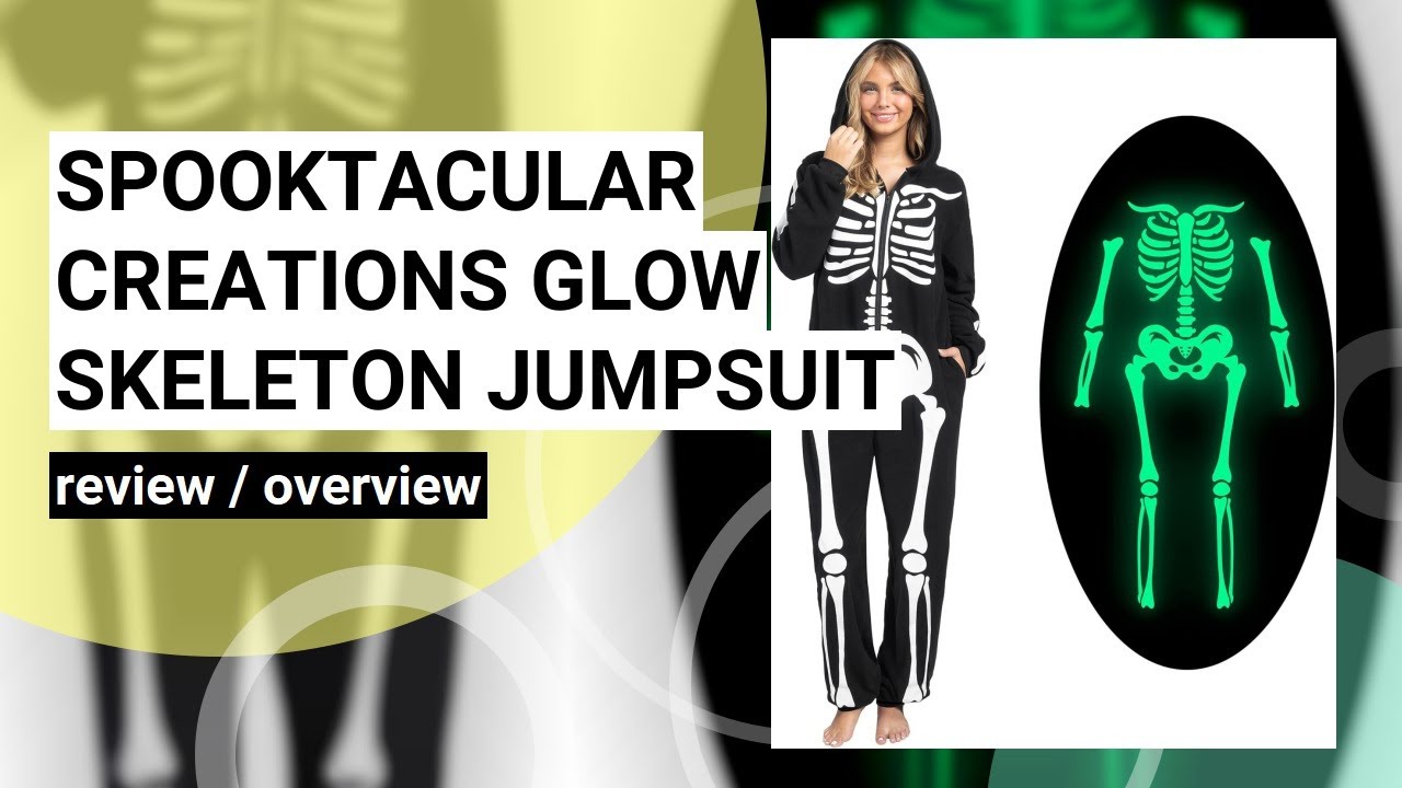 Review: Spooktacular Creations Glow-in-the-Dark Skeleton Jumpsuit for Halloween