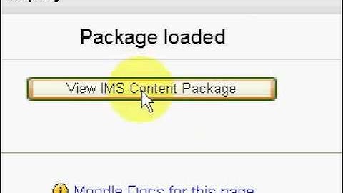 eXe tutorial:  How to upload eXe SCORM/IMS to Moodle