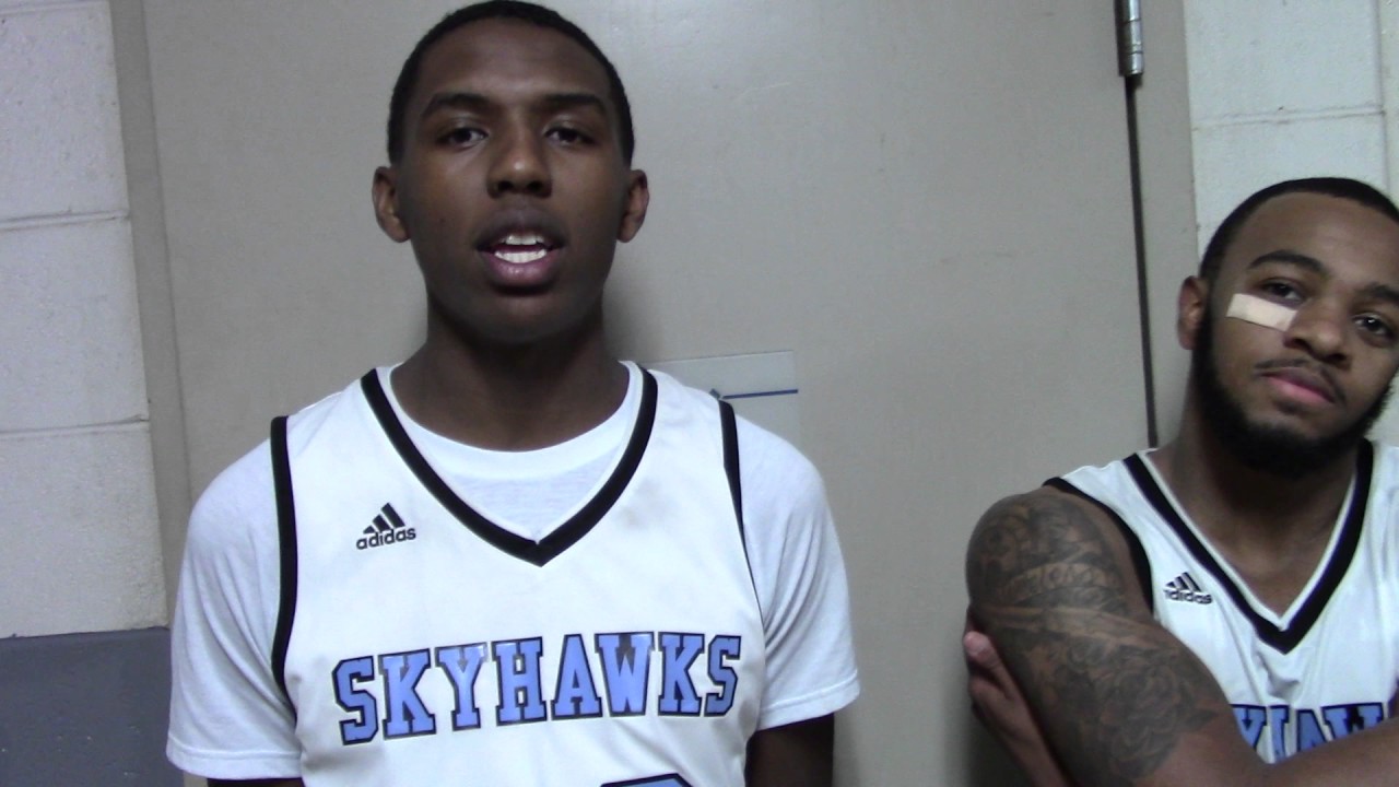 L.C. Bird's Pinky Wiley & Cam Henry after 61-59 win in 2OT's over Albemarle