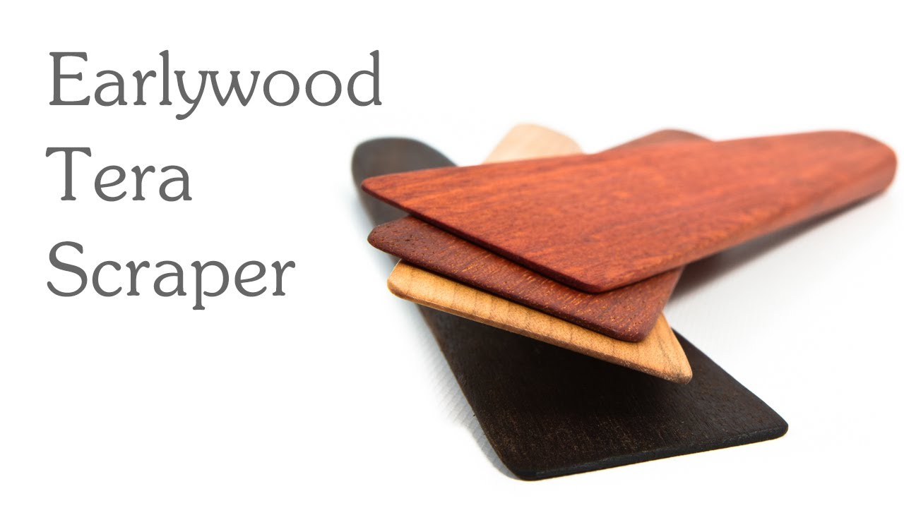 Earlywood Tera Scrapers for cast iron cooking