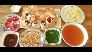 pani puri recipe at home in hindi / how to make simple pani puri at home / pani puri recipe crispy