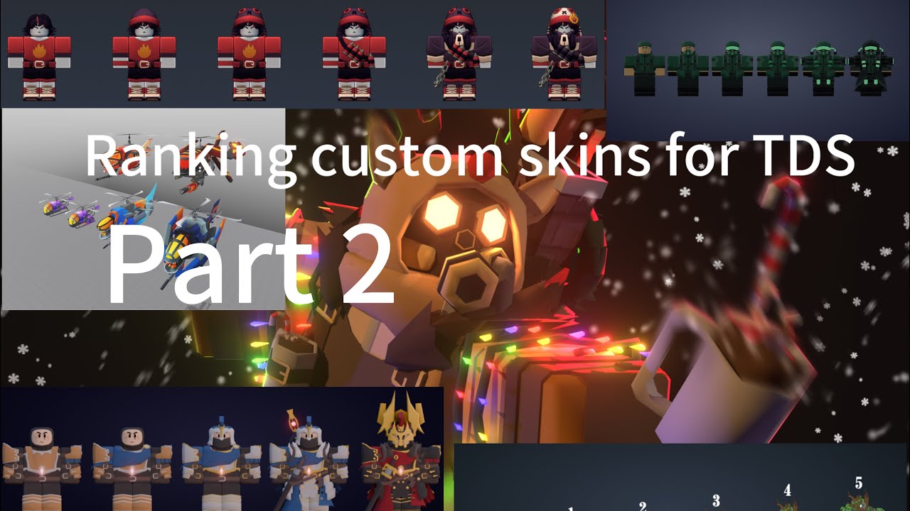 Ranking custom skins for TDS (part 2) - YouTube