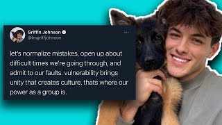 ❤️Griffin Johnson STRUGGLES to Get Over Dixie D'Amelio?! | Hollywire | Griffin Johnson News