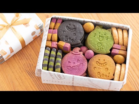 ハロウィンのクッキー缶作ってみた! Halloween Cookie Box｜HidaMari Cooking