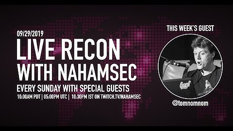 09/29/2019 - Live Bug Bounty Recon Session on Yahoo (meg, assetfinder, etc) w/ @Tomnomnom