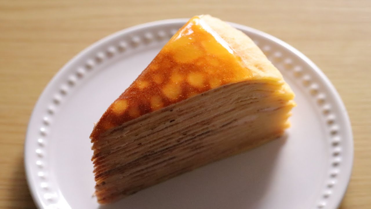 みるくれーぷ フライパンで簡単!ミルクレープの作り方 - YouTube