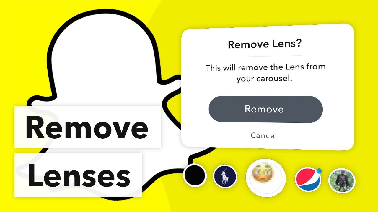 How To Remove Snapchat Filters/Lenses From Your Carousel (2022)