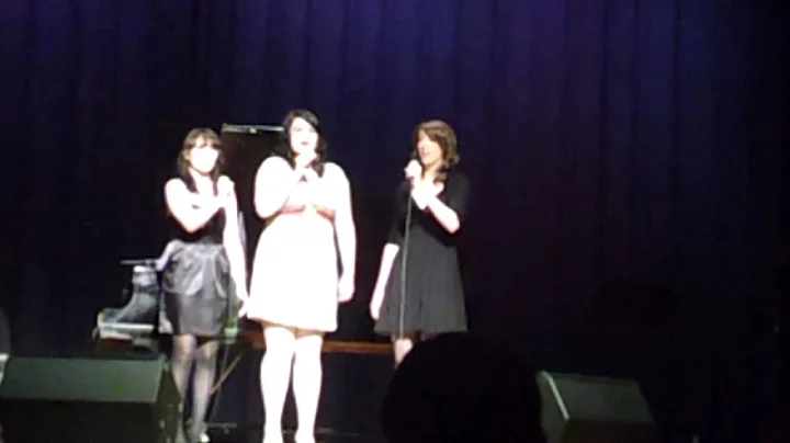 Alyson Michaud, Kellie Moody and Danielle Lane sin...