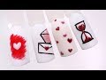 Łatwe Walentynkowe Zdobienia paznokci hybrydowych   Easy Valentine Nail Ideas