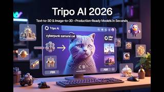 Tripo AI 2026: The Fastest Text-to-3D &amp; Image-to-3D Generator