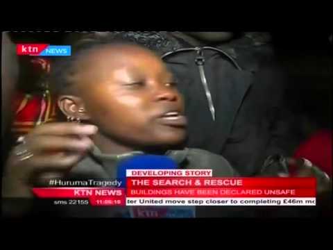 WARNING - GRAPHIC VIDEO: Tragedy as a building collapses in Huruma, Nairobi killing 7 people