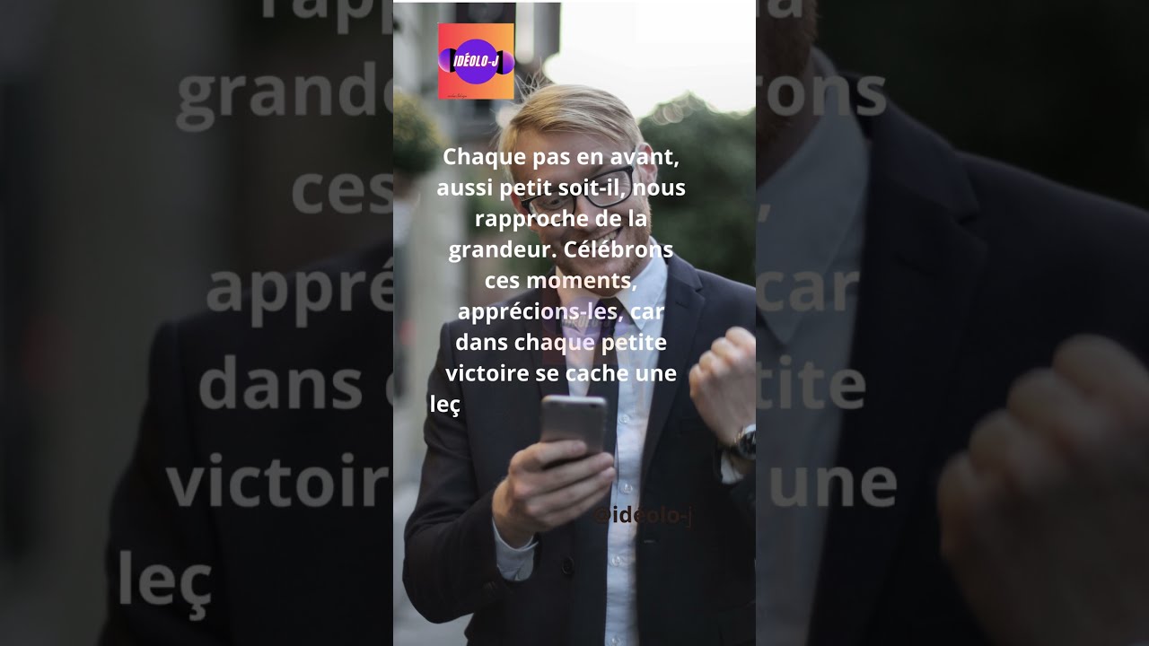 CHAQUE PAS ECOUTEZ ABSOLUMENT Shortviddeo Courtevideo Citationfran Aise Chaque