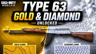 Unlocked Type 63 Gold Diamond Showcase Cod Mobile
