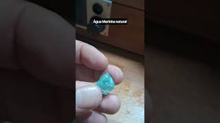 Pedra agua marinha natural #lapidação #pedraaguamarinha #agua marinha #gems