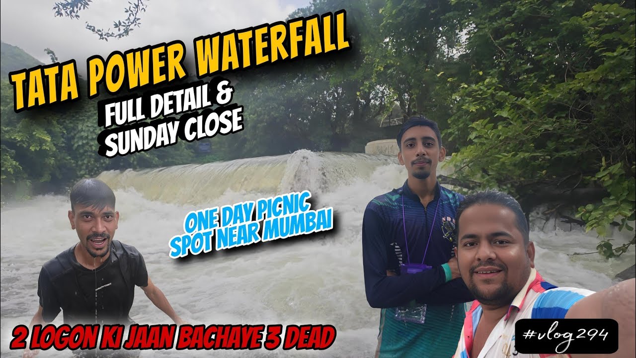Tata Power Dam | Tata Power Waterfall In Khapoli | Near Mumbai One Day Picnic Place In Monsoon