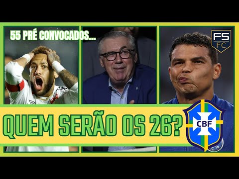 Video NEYMAR FORA? Minha Lista Final dos 26 Convidados para a Copa 2026!