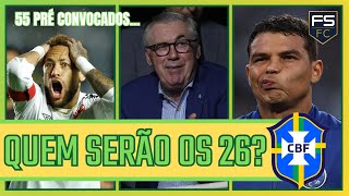 NEYMAR FORA? Minha Lista Final dos 26 Convidados para a Copa 2026!