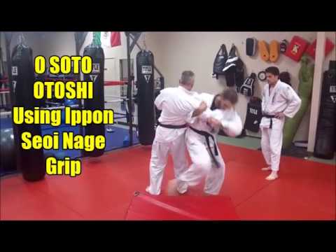 O SOTO OTOSHI Using Ippon Seoi Nage Grip