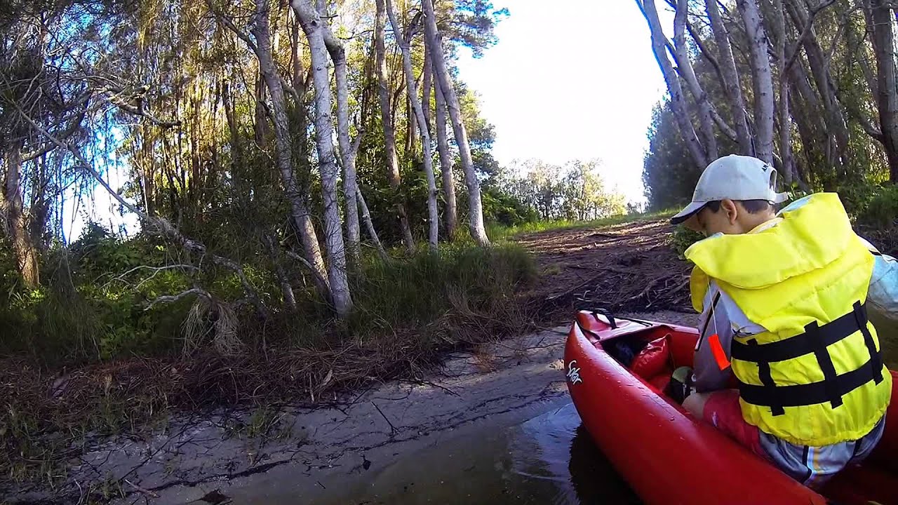 Island Hopping and Kayak Fishing Wallamba River, NSW YouTube