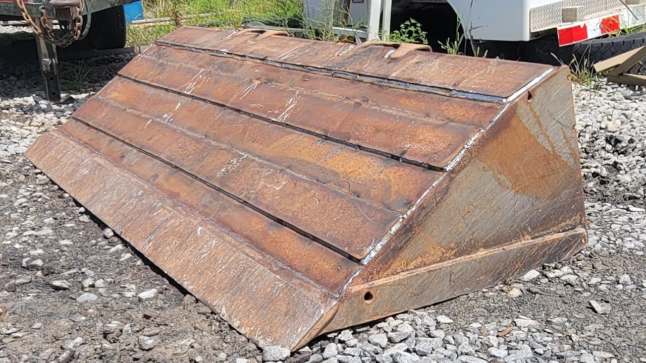 Skid Steer Bucket Repair - YouTube