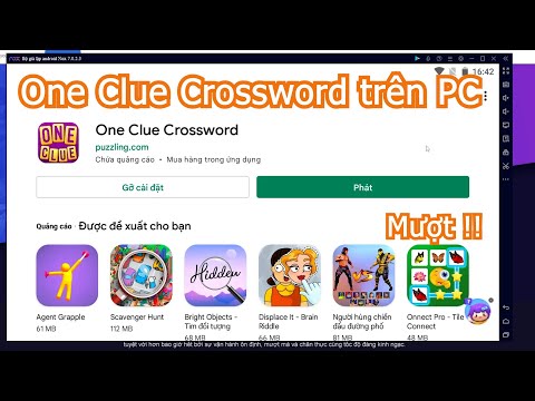 One Clue Crossword PC – Cách tải & chơi mượt trên Máy tính, Laptop Windows