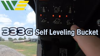 How to use John Deere 333G Skid Steer Self Leveling Bucket Feature Thumbnail