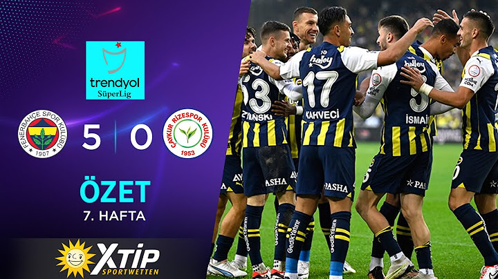 MERKUR BETS | Fenerbahçe (5-0) Çaykur Rizespor - Highlights/Özet | Trendyol Süper Lig - 2023/24