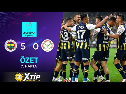 Fenerbahce Rizespor Goals And Highlights