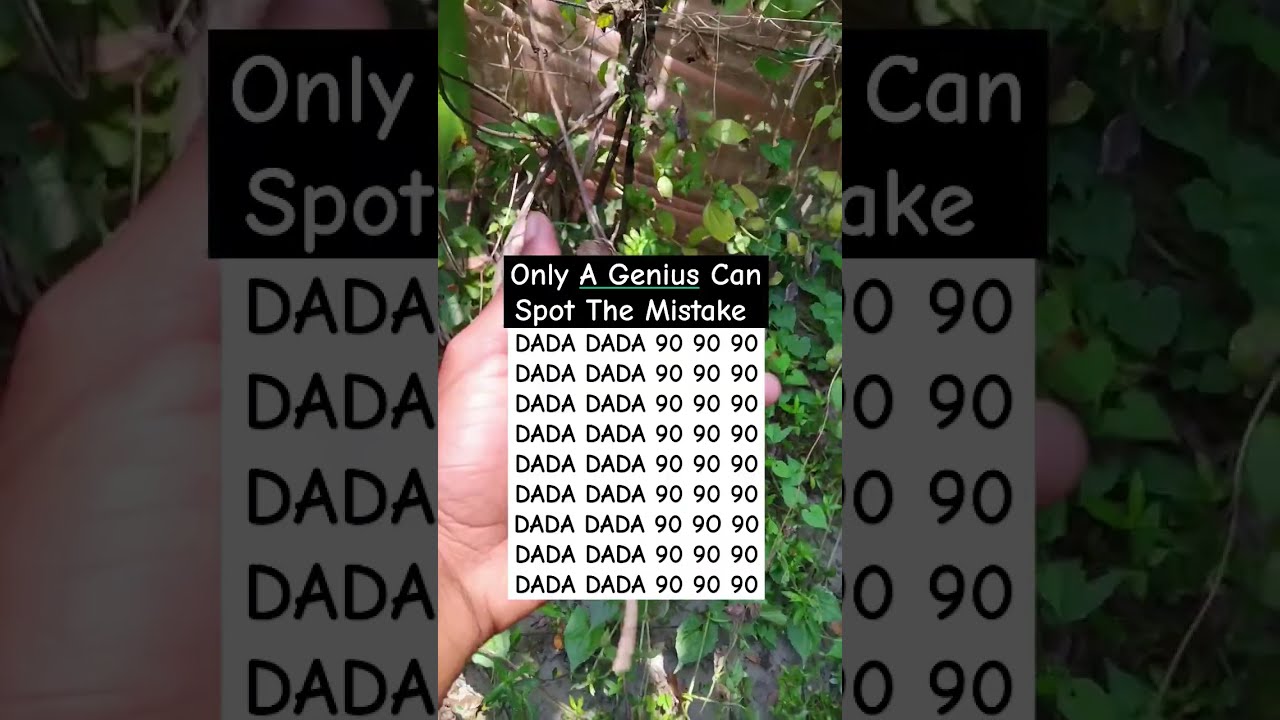Only A Genius Can Spot The Mistake Epi 649 Try Your Skills Shorts Puzzlegame Mathstricks