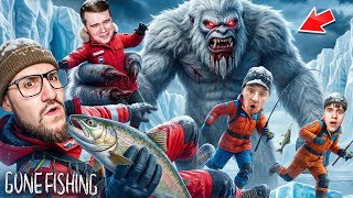 РЫБАЛКА В АРКТИКЕ В -70°C ! СНЕЖНЫЙ ЧЕЛОВЕК НАШЕЛ НАС! НОВАЯ КАРТА и МОНСТРЫ В GONE FISHING