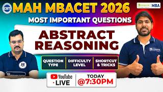 MAH MBA CET 2026 Abstract Reasoning | Most Important Questions &amp; Difficulty Level