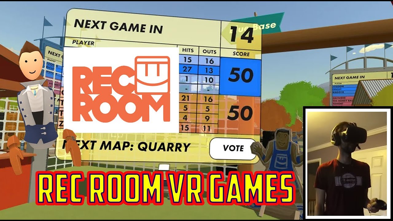 Rec Room VR Paintball and Quest games Virtual Reality Gaming YouTube