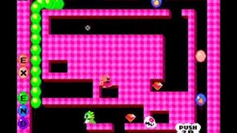 Bubble Bobble level 1 - 52 going for high score