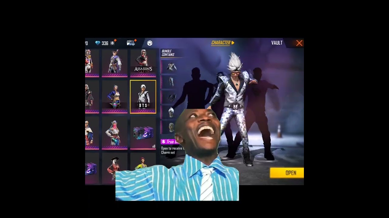 FREE FIRE BTS BUNDLE OPNING |FREE FIRE NEW BUNDLE SPIN TRICK | AAJ KA NEW BUNDLE SPIN♥