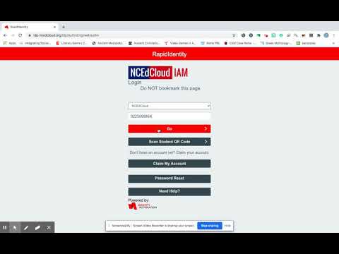 Login to NCEDCloud for Canvas, Powerschool, Schoolnet