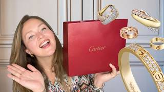 Cartier unboxing I Comparing popular models in different sizes I LOVE and TRINITY collections