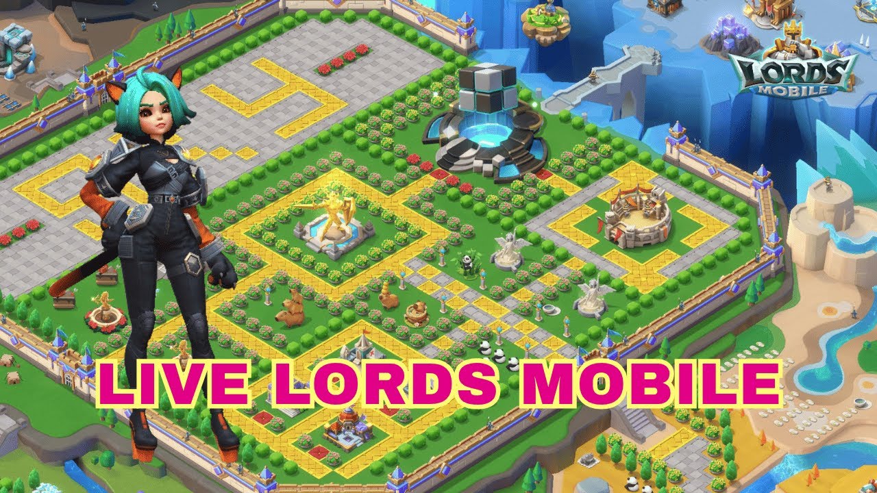 LIVE Lords Mobile - Welcome February, let's go kvk - YouTube