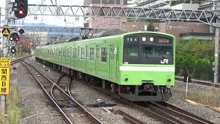 【引き上げ線から入線！】おおさか東線 201系 普通新大阪行き 久宝寺駅