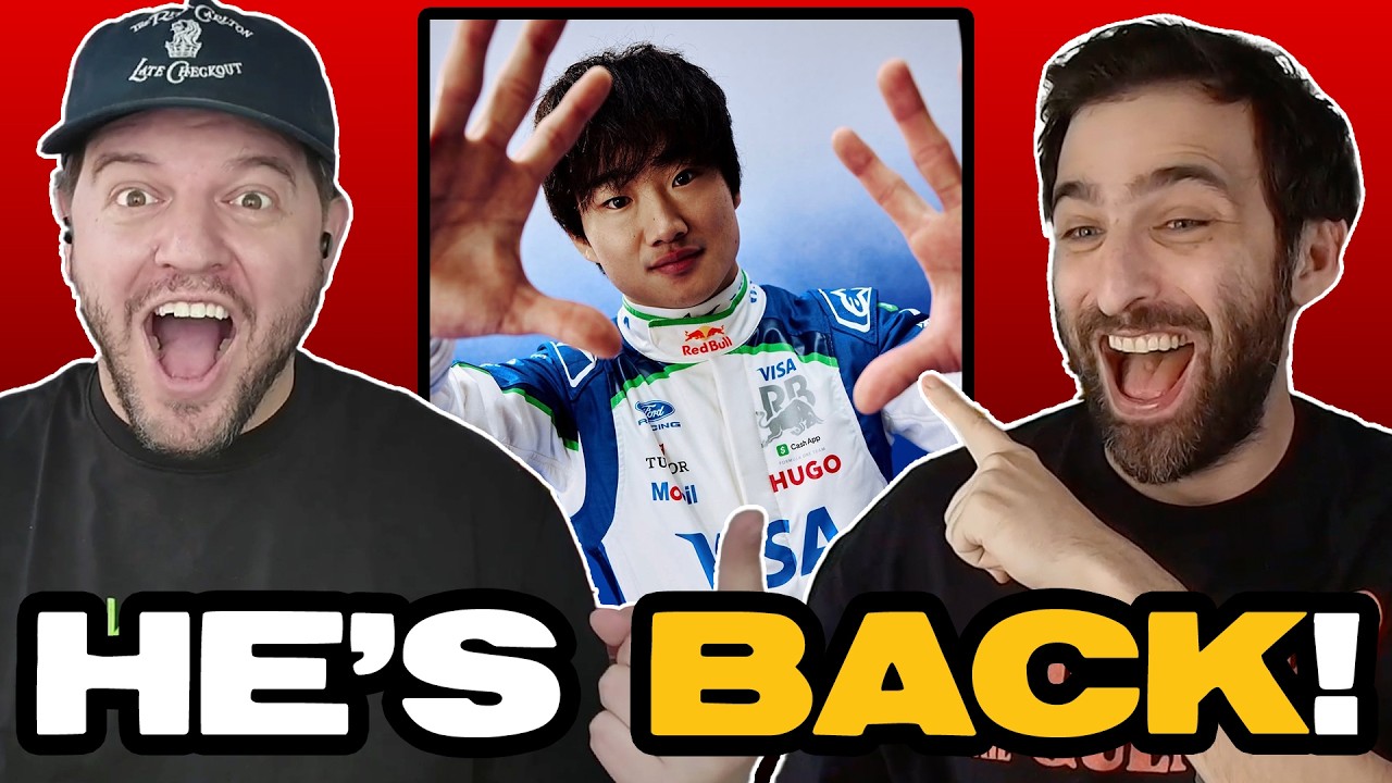 YUKI TSUNODA BACK IN F1