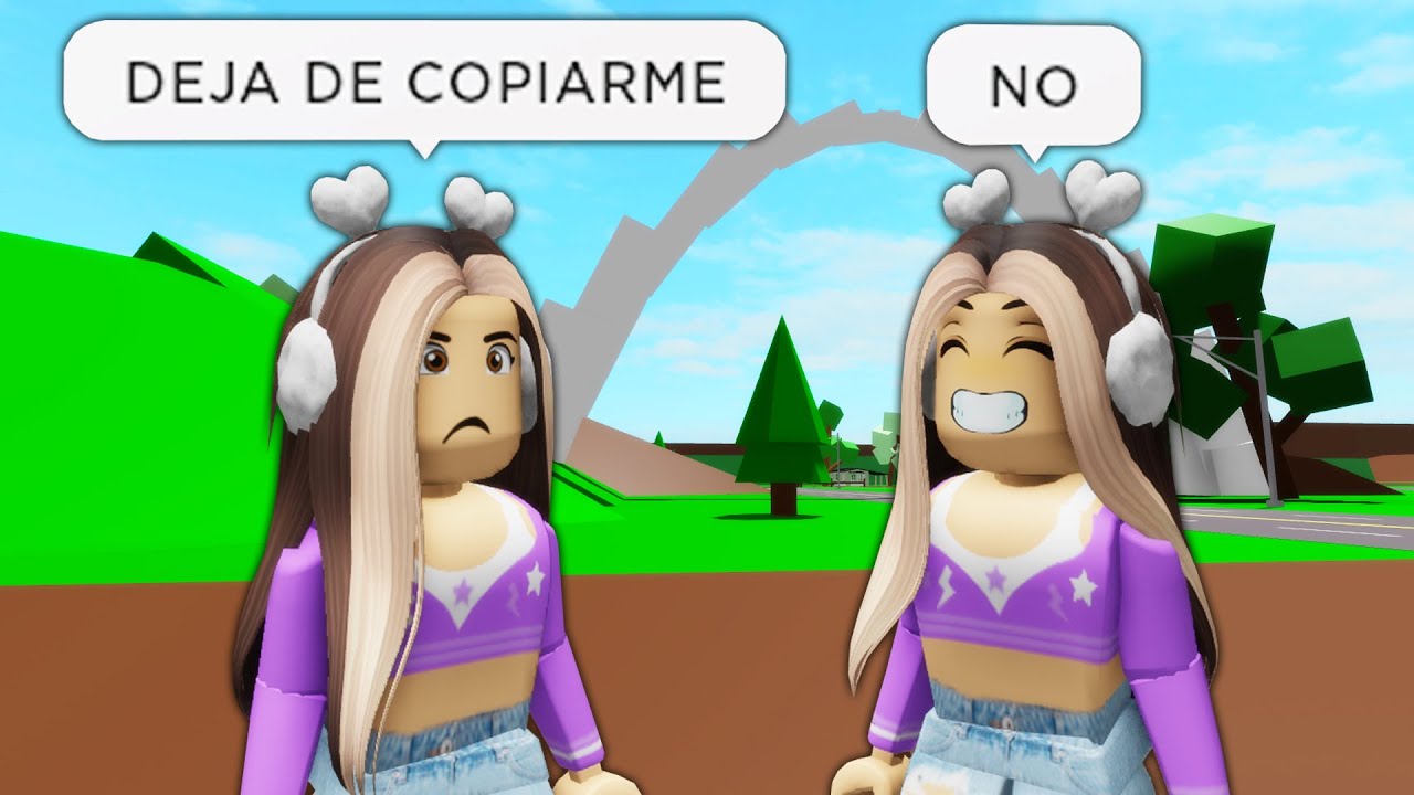 COPIANDO EL OUTFIT DE DESCONOCIDOS EN BROOKHAVEN ROBLOX