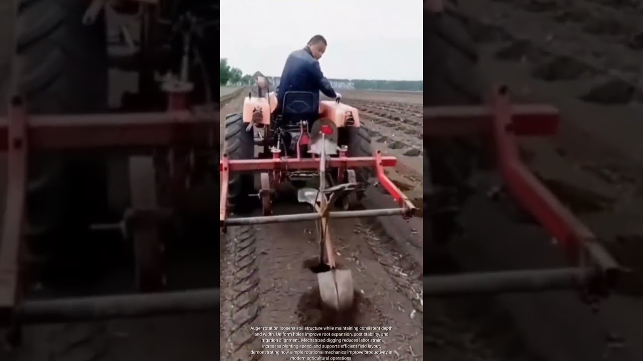 Effortless post hole digging with automated augers