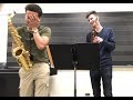 Jazz saxophonist attempts to play classical music