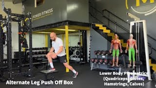 Alternate Leg Push Off Box