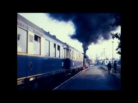 Rheingold Ostsee-Bahn, Abfahrt Warnemünde, 1981 ++ Super 8